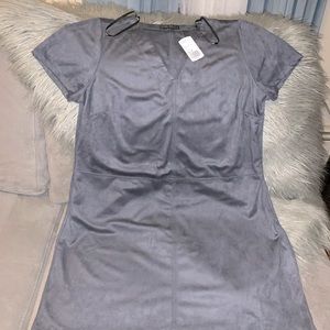 Forever 21+ velvet like block stitch dress (SIZE 2X)